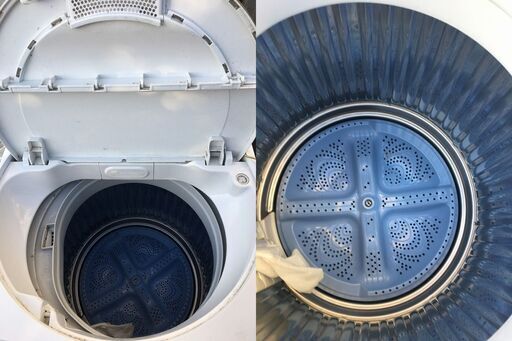 シャープ 洗濯機 ES-GE55N-S 5.5kg 穴なし槽 Ag+イオンコート 除菌 ...