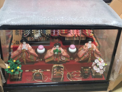 雛人形豪華オルゴール付き 未使用保管品