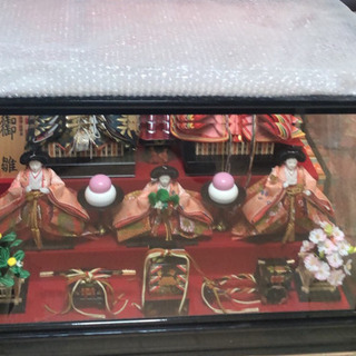 雛人形豪華オルゴール付き 未使用保管品