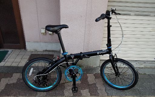 美品☆RENAULT[ルノー]20吋 折り畳み軽量アルミ小径車  7speed/ブラック