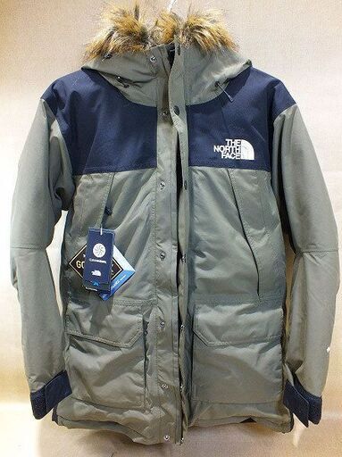 【苫小牧バナナ】新品展示品☆THE NORTH FACE ダウンジャケット ND91935 NT ニュートープ Mサイズ マウンテンダウン コート タグ付き ノースフェイス♪