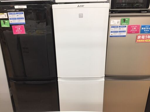 MITSUBISHI（三菱）の冷蔵庫2018年製（MR-P15EC-KW）です。【トレファク東大阪店】