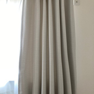 ニトリ　遮光カーテン　レースカーテン付き100×100