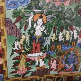 年代物☆曼荼羅 肉筆綿密画 仏画