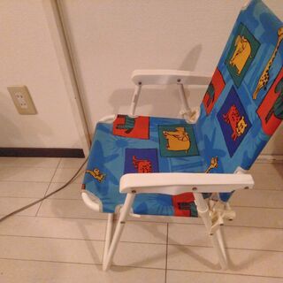 子供用の折り畳み椅子　ベンチチェア