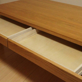 無印良品 無垢材ローテーブル オーク材 120×60