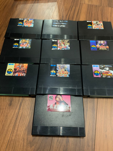 最終値下げ ネオジオ ROMカセット 10本セット 餓狼伝説 、餓狼伝説2