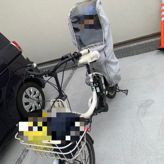 【ネット決済】bikke 子ども乗せ　二人乗り　電動自転車　