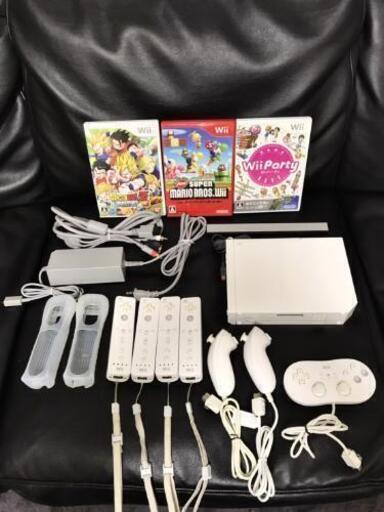 Wii 本体 ソフト18点 etc、まとめ売り\n\n