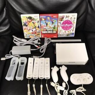 Wii 本体 ソフト18点 etc、まとめ売り

