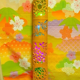 竹灯り　彩シリーズ　〜花模様〜　竹灯籠　極太孟宗竹 竹灯り 彩シリーズ 〜花模様〜 竹灯籠 孟宗竹 | iichi 日々の