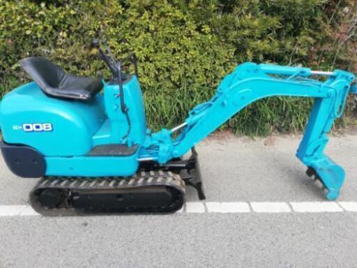 【売却済】ミニ　ユンボ　クボタ中古　福岡県
