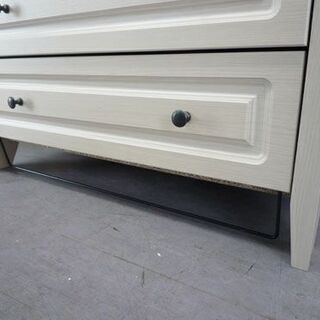 デザイン4段チェスト ベージュ木目 幅79cm 4段引き出し ニトリ