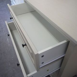 デザイン4段チェスト ベージュ木目 幅79cm 4段引き出し ニトリ