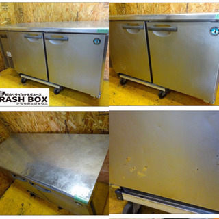 (H211-0)ホシザキ 業務用 テーブル形 冷蔵庫 台下冷蔵庫 RT-150SNE 2008年製 W1500D600H800 2ドア 100V 329L 中古 厨房