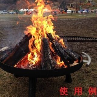 BBQとファイヤーピットの両機能を搭載(ダイレクトデザイン) スペースブレーザー800