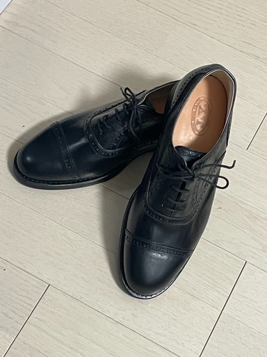 【お値下げ】新品　職人手作り　革靴　ビジネスシューズ　黒