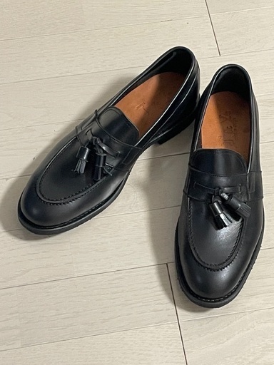 新品　ローファー　女性　革靴　黒