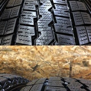 【DUNLOP SV01 195/80R15 107/105L LT】スタッドレス【Weds KEELER ウェッズ 15インチ 6J6HPCD139.7+33】ハイエース等　(VTJ292) クレジットカード QR決済可能