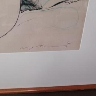 1976池田満寿夫☆直筆サイン入りリトグラフ