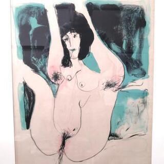 1976池田満寿夫☆直筆サイン入りリトグラフ