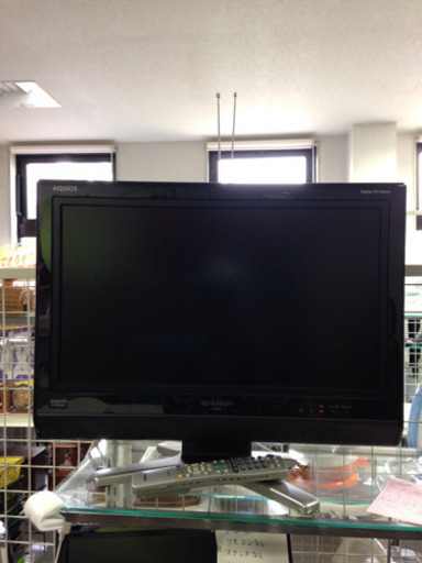 【値下げ】2008年製 SHARP 20インチ 液晶テレビ AQUOS LC-20D30 リモコン付き