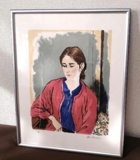 小松崎邦雄☆肉筆サイン入リトグラフ