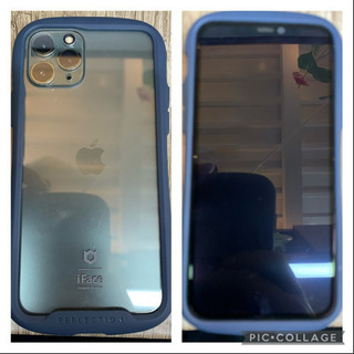 iPhone 11 pro 512GB simロック　保護ガラス・iFace付