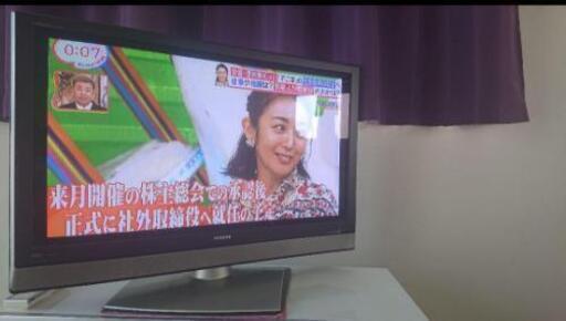 テレビ HITACHI wooo 37インチ
