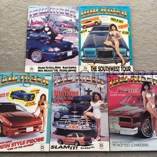US LOWRIDER magazine 91年5冊 92年9冊 93年11冊 計25冊 ローライダーマガジン ローマガ ローライダー ハイドロ ハイドロリクス デイトン インパラ キャデラック タウンカー ミニトラック ミニトラッキン ハイラックス B2200 ダットラ 720 D21 アコード シビック USDMエスクード