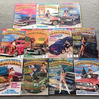 US LOWRIDER magazine 91年5冊 92年9冊 93年11冊 計25冊 ローライダーマガジン ローマガ ローライダー ハイドロ ハイドロリクス デイトン インパラ キャデラック タウンカー ミニトラック ミニトラッキン ハイラックス B2200 ダットラ 720 D21 アコード シビック USDMエスクード