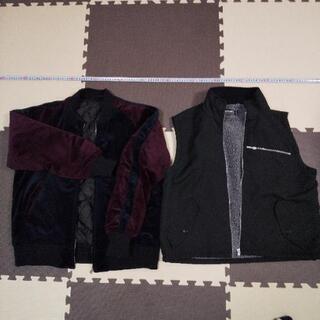 ワークジャンパー Guのスタジャン ベストの3着セットです ひでのぶ 大池のジャンパー メンズ の中古 古着あげます 譲ります ジモティーで不用品の処分
