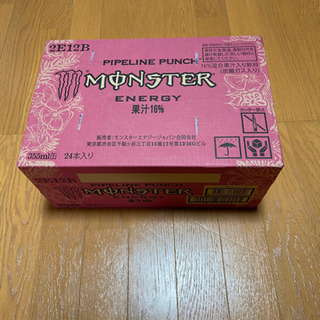モンスターエナジー　① ピンク缶