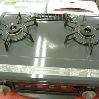リンナイ ガステーブル 2017年製 LP プロパン 水なしグリル 右強火 RINNAI KGM563DGR 札幌市 西岡店