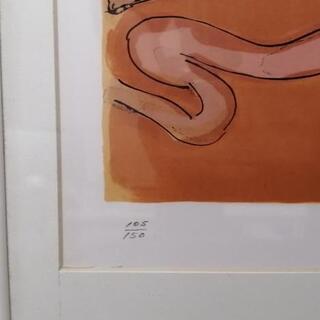 1980池田満寿夫☆肉筆サイン有リトグラフ