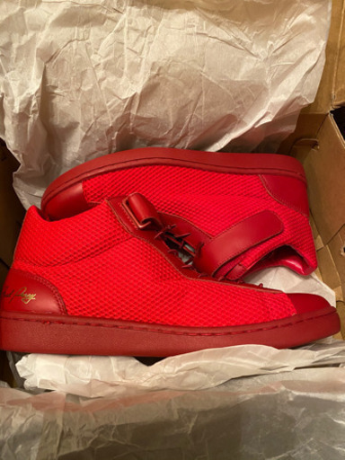 フレッドペリー　breaux mid mesh RED サイズ41(25.5〜26)