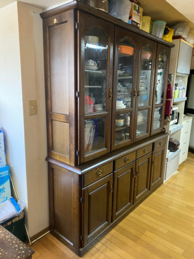 MORITA 大型食器棚　水屋