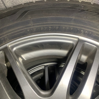 215/65R16 IG60バリ山アルミ付き