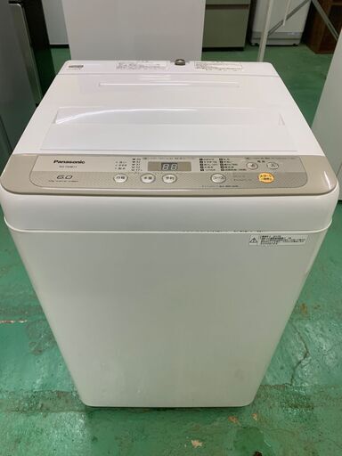 ★Panasonic★洗濯機 6kg NA-F60B11 2017年 パナソニック 生活家電