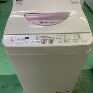 ★SHARP★洗濯機 洗濯 6kg 乾燥 3kg ES-TG60L 2012年 生活家電