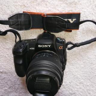 【ネット決済・配送可】Sony α200 一眼レフカメラ
