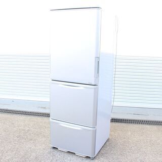 T335)SHARP ノンフロン冷凍冷蔵庫 SJ-WA35Y-S...