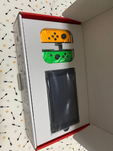 任天堂 Switch 限定カラー ネオングリーン\u0026ネオンオレンジ 美品　付属品完備