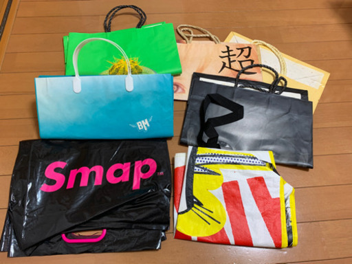SMAP コンサートグッズ　ショッピングバッグ　7個
