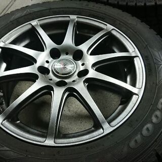 【取引中につき受付終了】グットイヤー ICENAVI6(2018製日本製)スタッドレス 205/60R16 16インチ  6.5J 114.3 