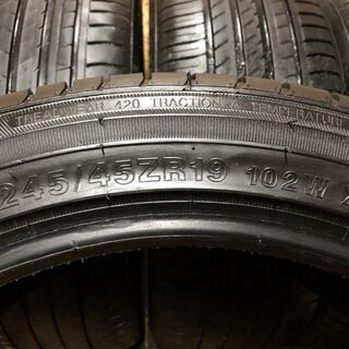 WINRUN R330 245/45ZR19 19インチ 夏タイヤ 4本 2019年製 レクサスLS エルグランド フォレスター等　(MTL02) クレジットカード QR決済可能