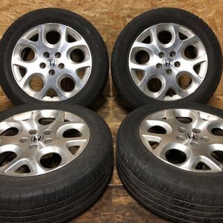 【DUNLOP ENASAVE EV504 215/60R17】夏タイヤ【ホンダ CR-V 純正ホイール 17インチ 6.5J5HPCD114.3+50】2016年製　(MTK42) クレジットカード QR決済可能