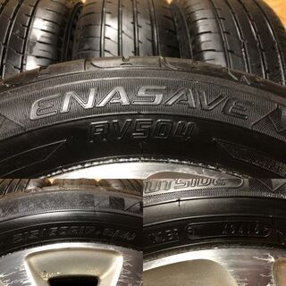 【DUNLOP ENASAVE EV504 215/60R17】夏タイヤ【ホンダ CR-V 純正ホイール 17インチ 6.5J5HPCD114.3+50】2016年製　(MTK42) クレジットカード QR決済可能