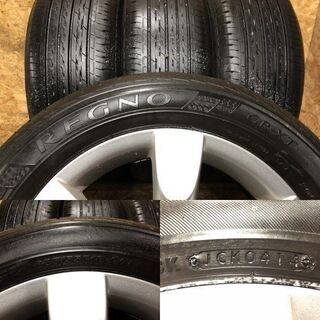 BS REGNO GR-XT 205/55R16】夏タイヤ 4本【Peugeot プジョー 307 純正 