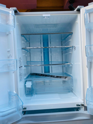 良品◆東芝 冷凍冷蔵庫 VEGETA GR-432FY(SS) フレンチドア 省エネ◆2012年製